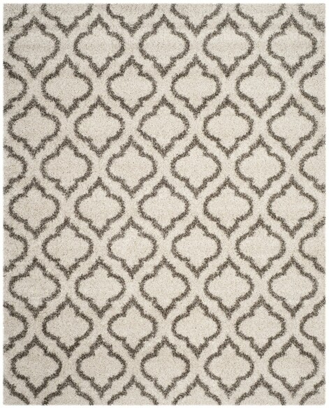 Safavieh Hudson Shag SGH284A Ivory and Grey