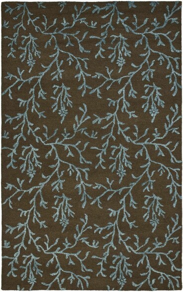 Safavieh Soho SOH214B Brown and Light Blue