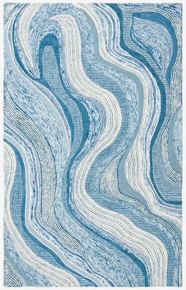Safavieh Soho SOH879M Blue and Ivory