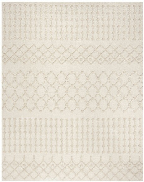 Safavieh Sparta Shag SPG509B Creme and Creme