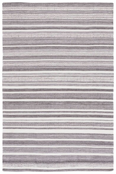 Safavieh Striped Kilim STK427F Grey and Ivory