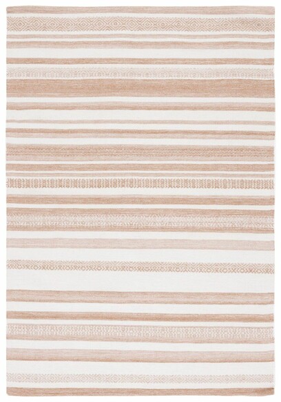 Safavieh Striped Kilim STK428B Beige and Ivory