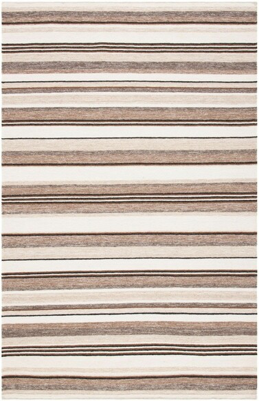 Safavieh Striped Kilim STK601A Natural and Ivory