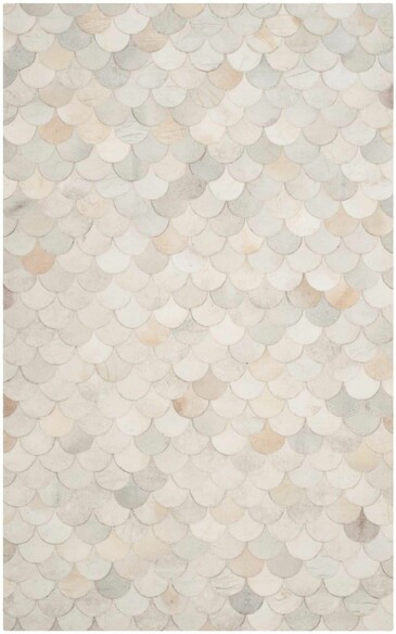 Safavieh Studio Leather STL311A Ivory and Grey