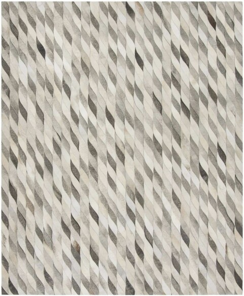 Safavieh Studio Leather STL701A Ivory and Grey