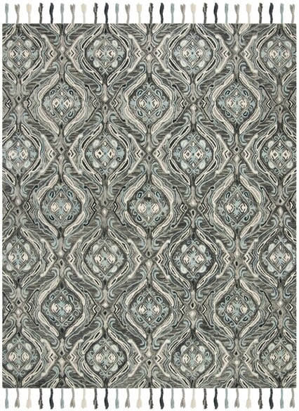 Safavieh Suzani SZN206A Grey and Light Blue