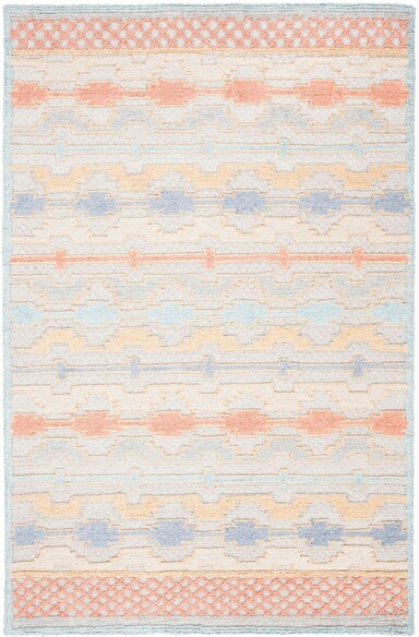 Safavieh Trace TRC221M Blue and Rust