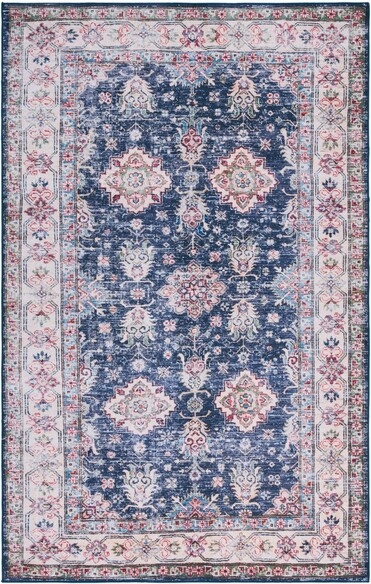 Safavieh Tucson TSN162N Navy and Beige