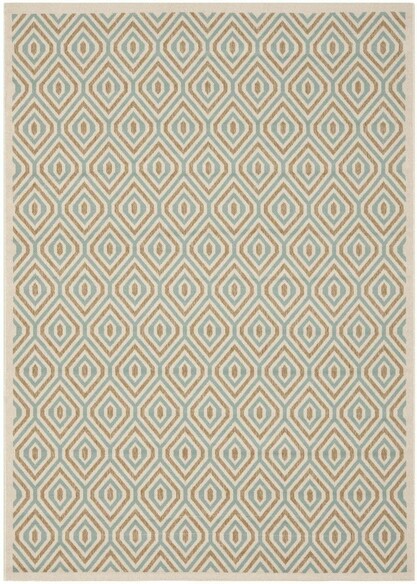 Safavieh Veranda VER003-0213 Cream and Aqua
