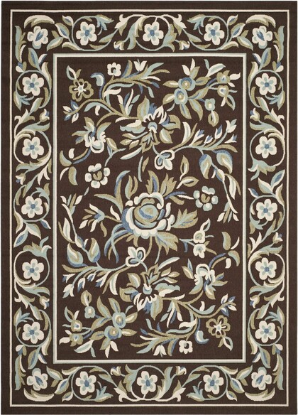 Safavieh Veranda VER011623 Chocolate and Aqua