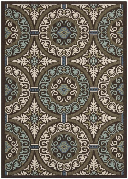 Safavieh Veranda VER055-0621 Chocolate and Cream