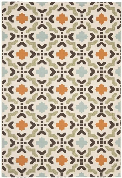 Safavieh Veranda VER080-0712 Cream and Terracotta