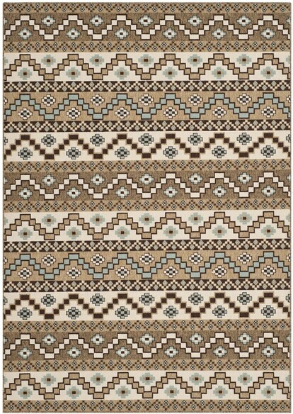 Safavieh Veranda VER0950215 Creme and Brown