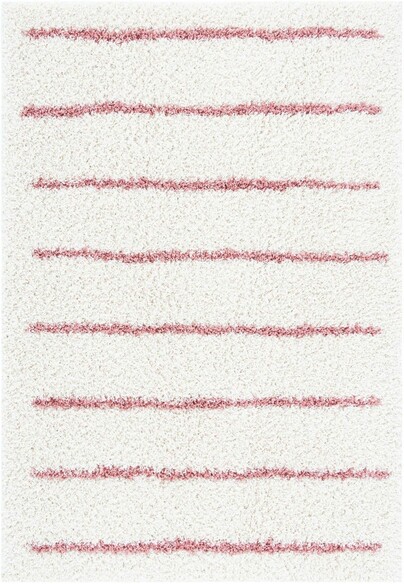 Safavieh Venus Shag VNS604V Ivory and Pink