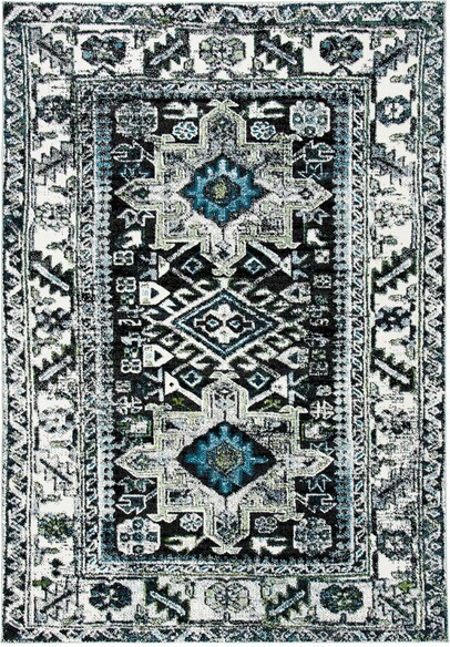 Safavieh Vintage Hamadan VTH211H Dark Grey and Ivory