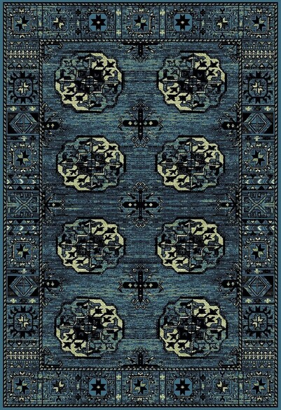 Safavieh Vintage Hamadan VTH212D Blue and Multi