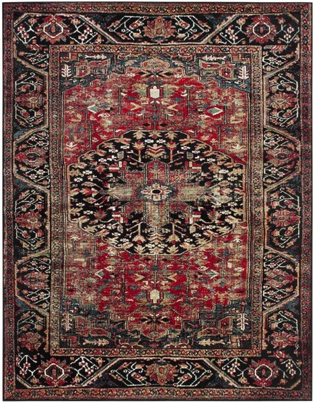 Safavieh Vintage Hamadan VTH215A Red and Multi