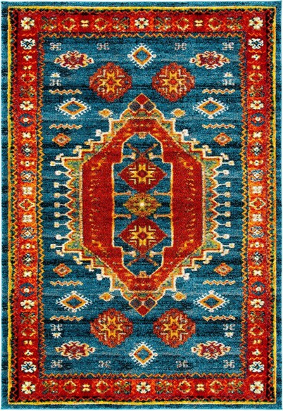 Safavieh Vintage Hamadan VTH253M Blue and Orange