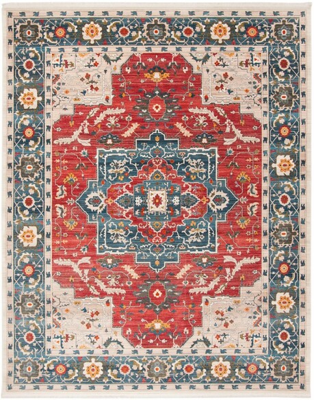 Safavieh Vintage Persian VTP478Q Red and Blue