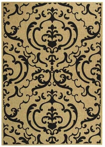 Safavieh Courtyard CY2663-3901 Sand and Black