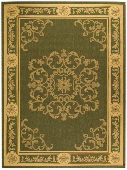 Safavieh Courtyard CY2914-1E06 Olive and Natural