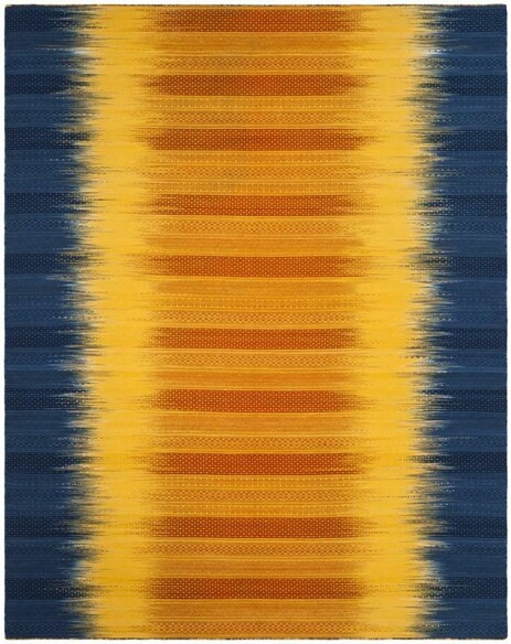 Safavieh Kilim KLM821B Dark Blue and Yellow