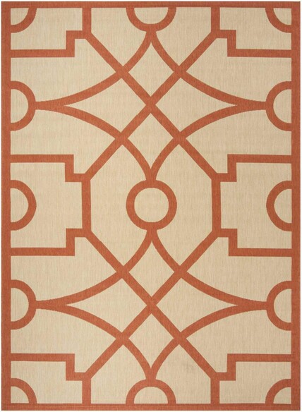 Safavieh Martha Stewart MSR4121J Beige and Terracotta