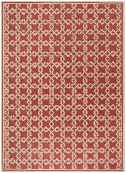 Safavieh Martha Stewart MSR425328 Red and Creme