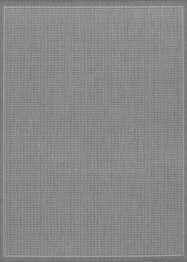 Couristan Recife Saddlestitch and Grey/White 1001/3012