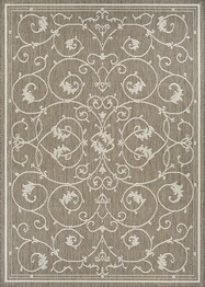 Couristan Recife Veranda and Champagne, Taupe Champagne and Taupe 15832312
