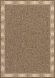 Couristan Recife Wicker Stitch and Cocoa/Natural 1681/1500