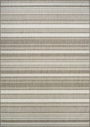 Couristan Recife Gazebo Stripe and Champ, Taupe Champ and Taupe 53132312