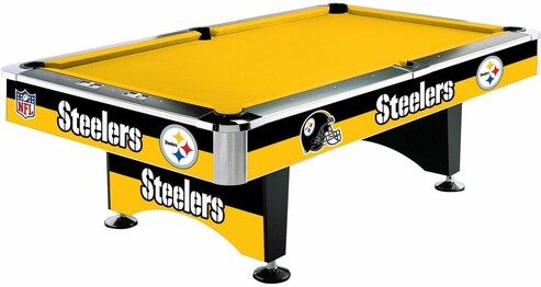 NFL PITTSBURGH STEELERS 8' POOL TABLE 0064-1004