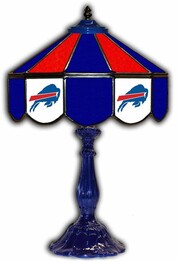 NFL BUFFALO BILLS 21 GLASS TABLE LAMP 159-1021
