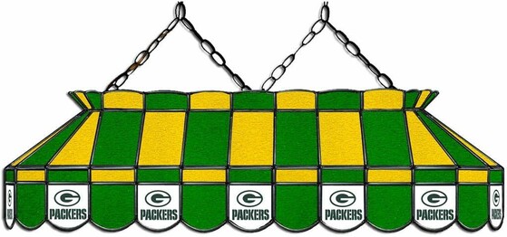 NFL GREEN BAY PACKERS 40 GLASS LAMP 18-1001