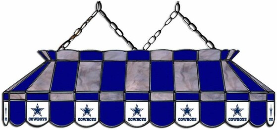 NFL DALLAS COWBOYS 40 GLASS LAMP 18-1002