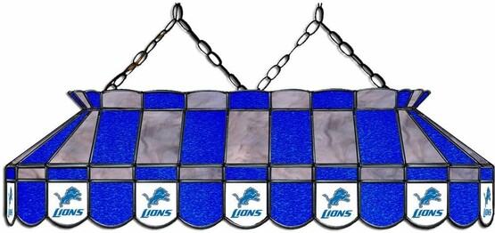 NFL DETROIT LIONS 40 GLASS LAMP 18-1018