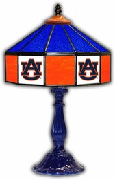 COLLEGE AUBURN UNIVERSITY 21 GLASS TABLE LAMP 359-3002