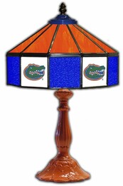 COLLEGE UNIVERSITY OF FLORIDA 21 GLASS TABLE LAMP 359-3026