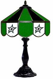 NHL DALLAS STARS 21 GLASS TABLE LAMP 459-4020
