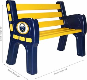 NHL BUFFALO SABRES PARK BENCH 488-4016