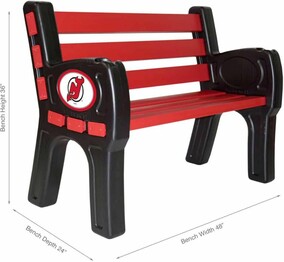 NHL NEW JERSEY DEVILS PARK BENCH 488-4025