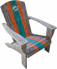 NFL MIAMI DOLPHINS WOODEN ADIRONDACK CHAIR 511-1008