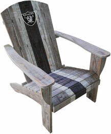 NFL OAKLAND RAIDERS WOODEN ADIRONDACK CHAIR 511-1010