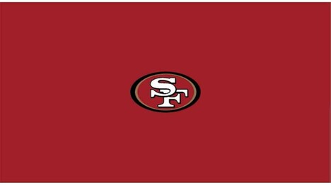 NFL SAN FRANCISCO 49ERS 8' BILLIARD CLOTH 52-1005