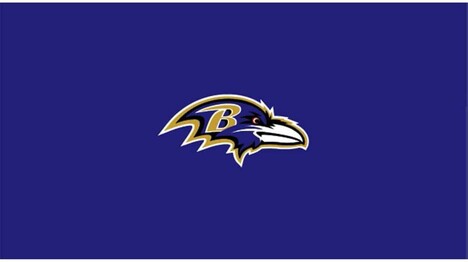 NFL BALTIMORE RAVENS 8' BILLIARD CLOTH 52-1025
