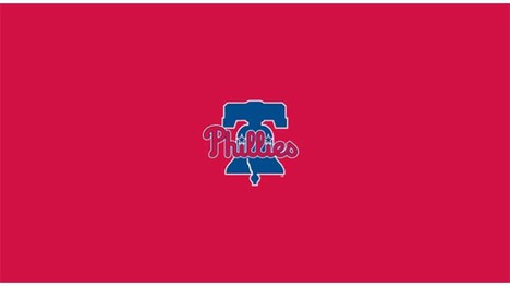 MLB PHILADELPHIA PHILLIES 8' POOL TABLE CLOTH 52-2029