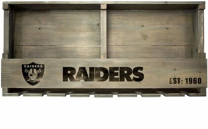 NFL OAKLAND RAIDERS RECLAIMED BAR SHELF 627-1010