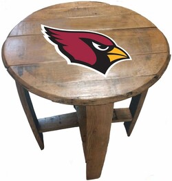 NFL ARIZONA CARDINALS OAK BARREL TABLE 629-1029