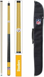 NFL PITTSBURGH STEELERS CUE AND CASE COMBO SET 72-1004